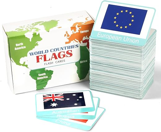 Flag Memory Cards: Fun Educational Learning Tool